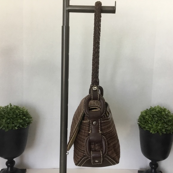 Fossil Brown & Cream Shoulder Bag - Picture 5 of 8